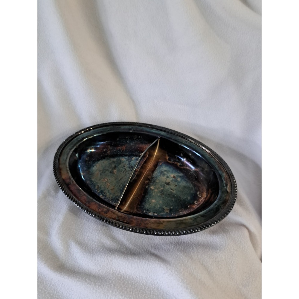 Poole Silver E.P.C. 1021 Georgian Silver plated Platter‎